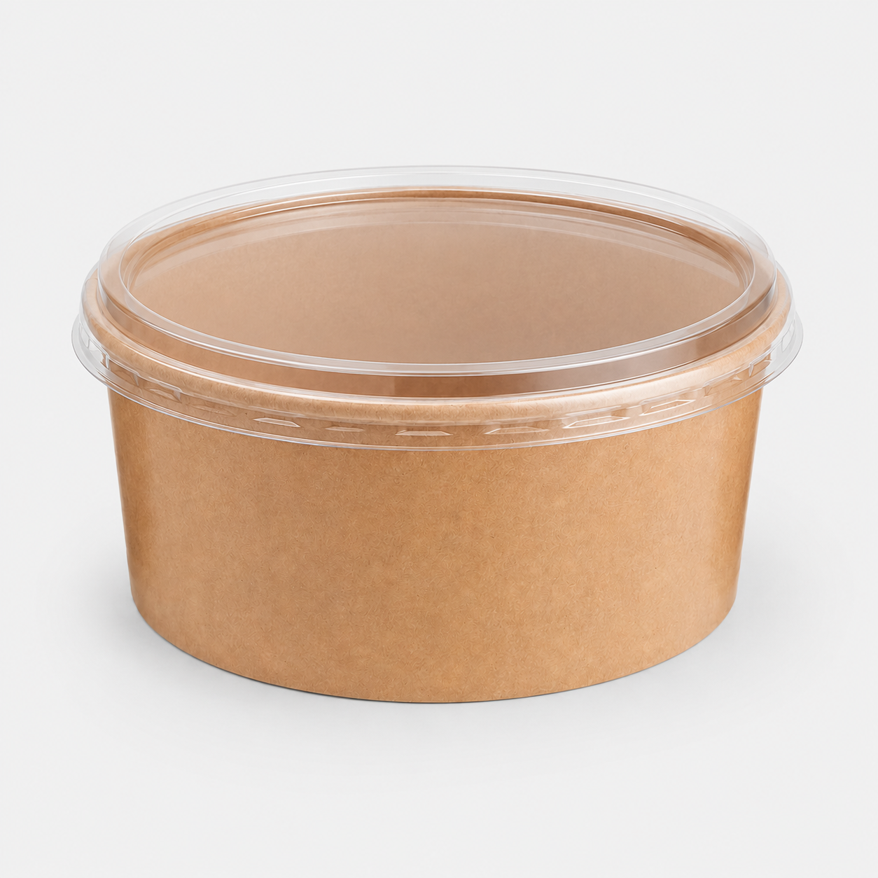 1300ml Kraft Paper Soup and Pasta Bowl,PET Lid