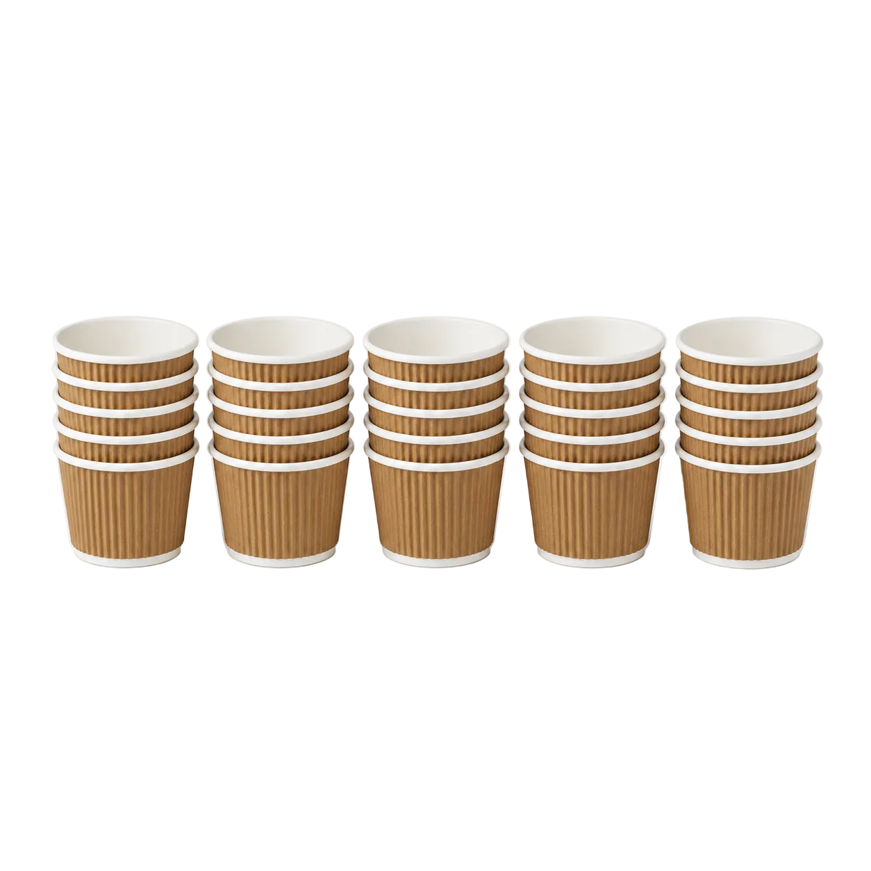 4 oz Kraft Ripple Cup