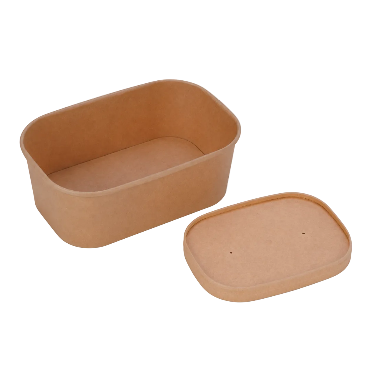 Kraft Rectangle Container Bowl 1000ml