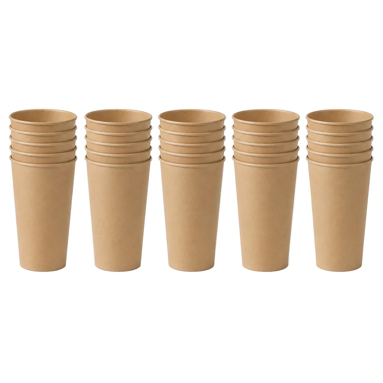 12 oz Kraft Single Wall Paper Cup