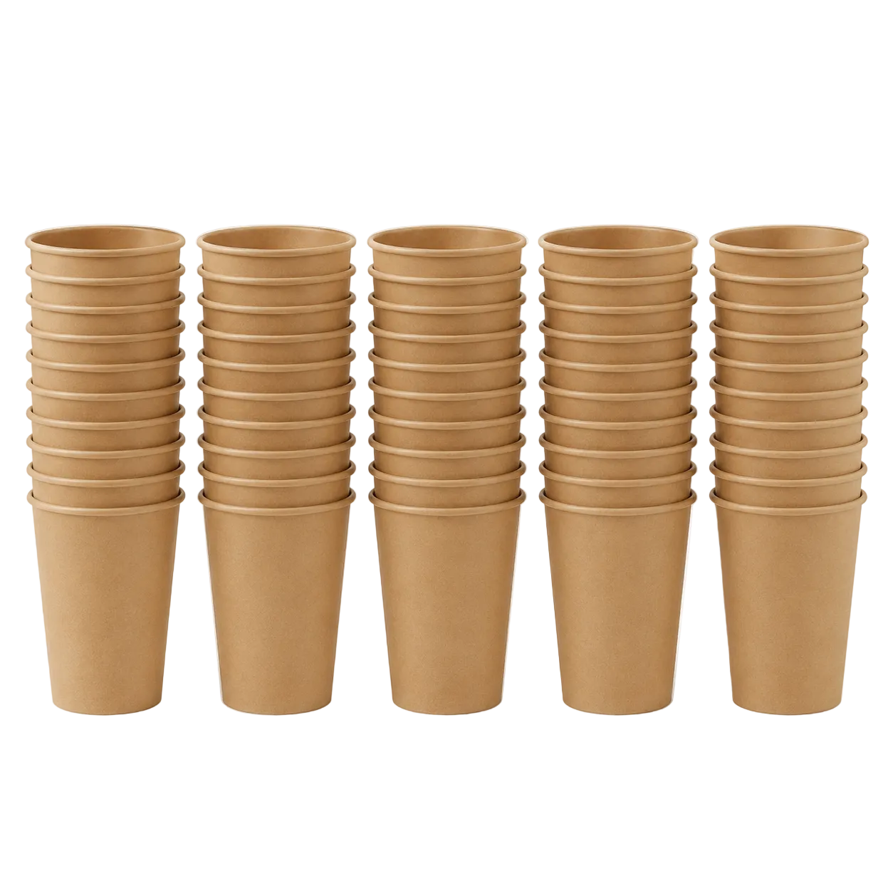 12 oz Kraft Single Wall Paper Cup