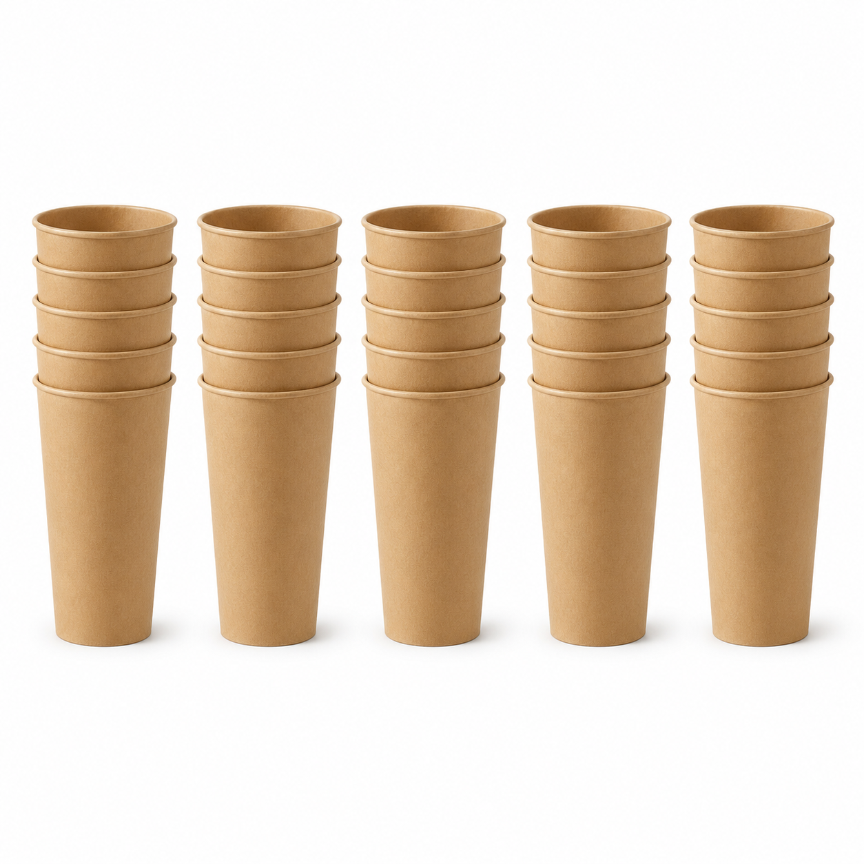 16 oz Kraft Single Wall Paper Cup