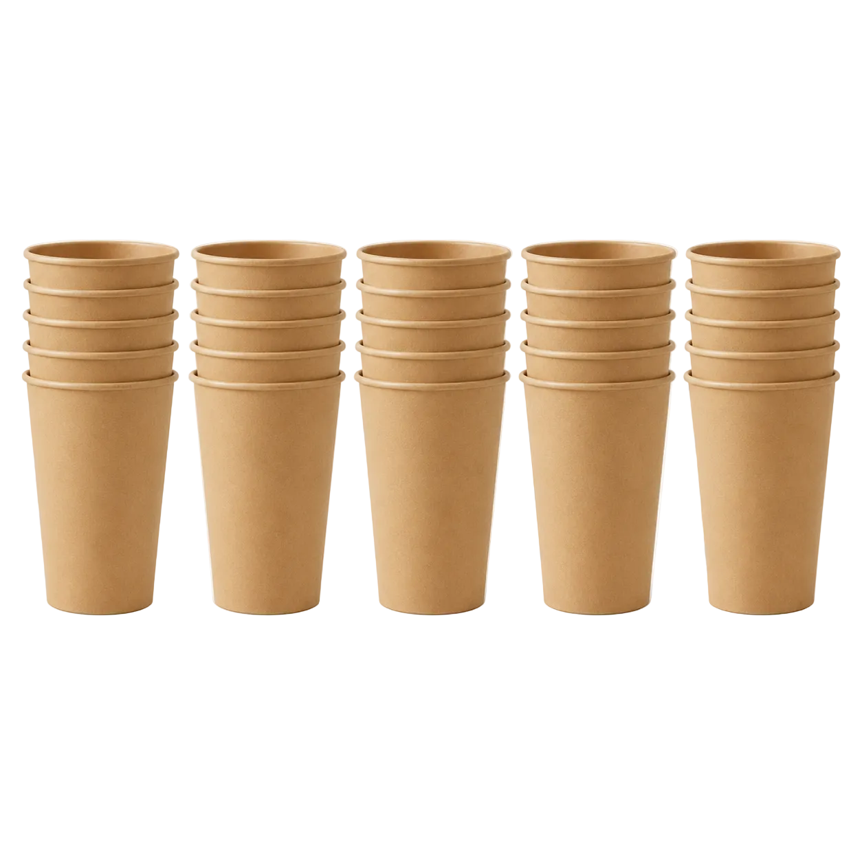 20 oz Kraft Single Wall Paper Cup