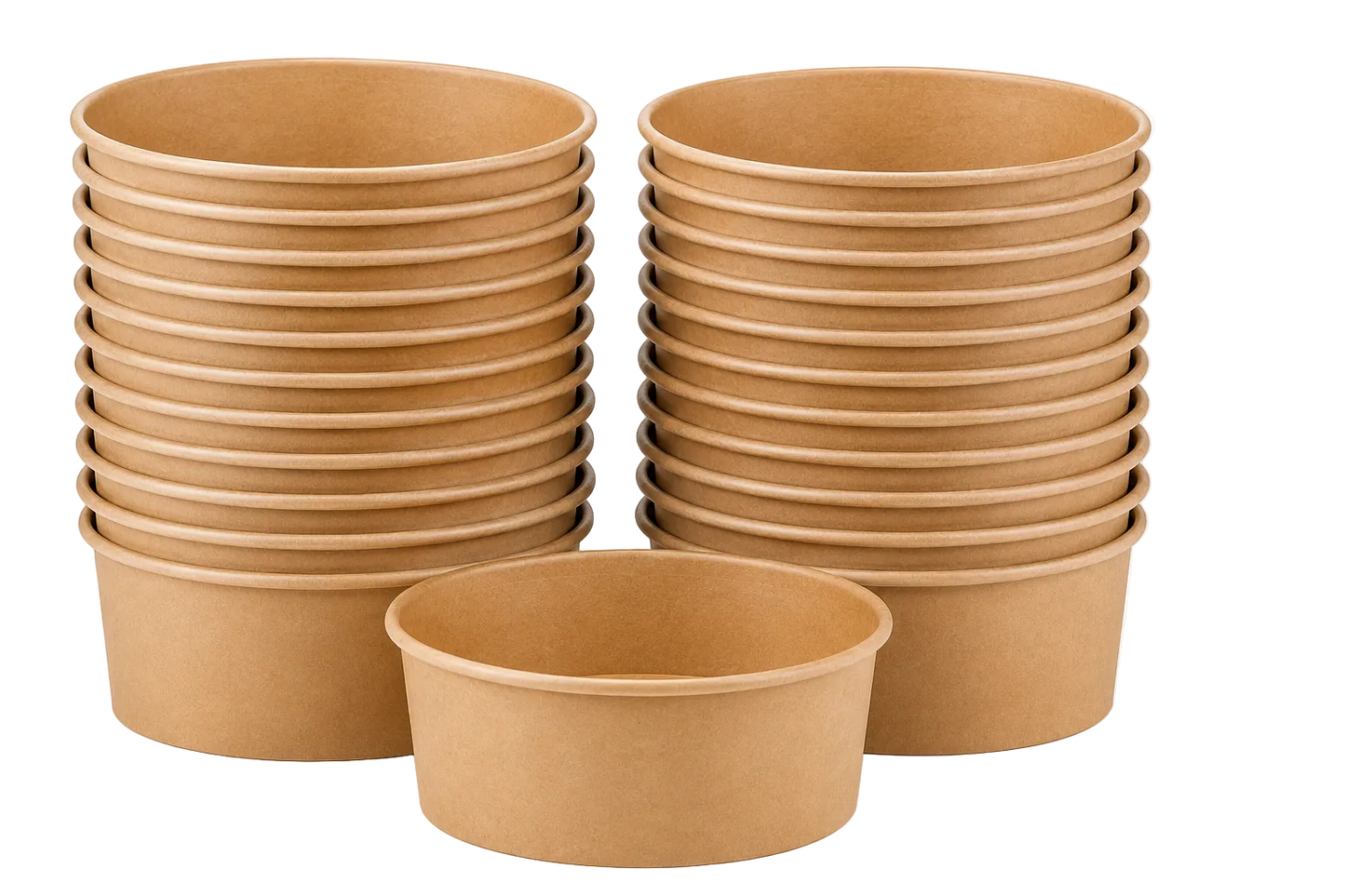 500ml Kraft Paper, Soup and Pasta Bowl