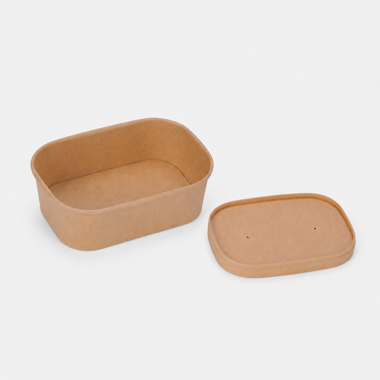 Kraft Rectangle Container Bowl 500ml