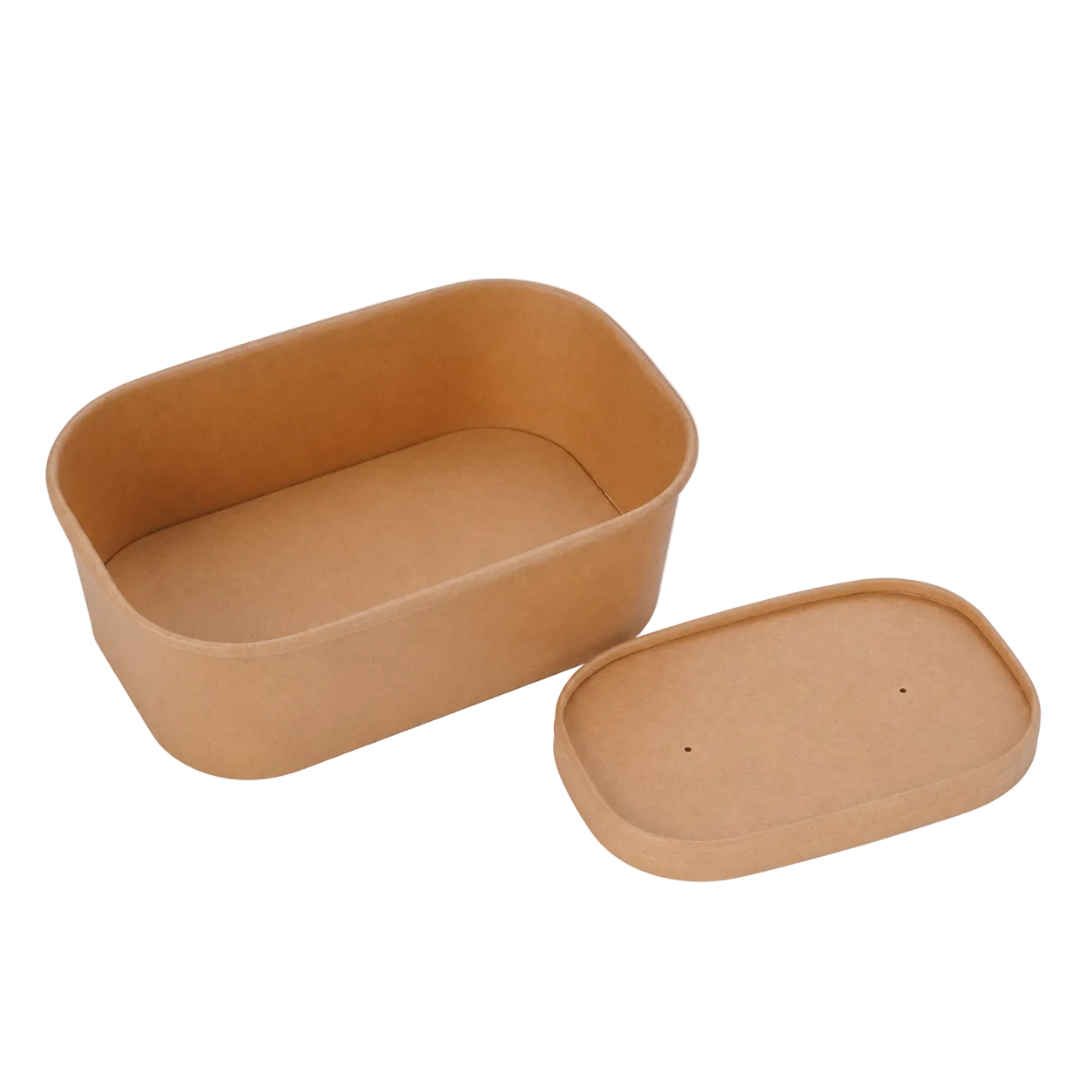 Kraft Rectangle Container Bowl 750ml