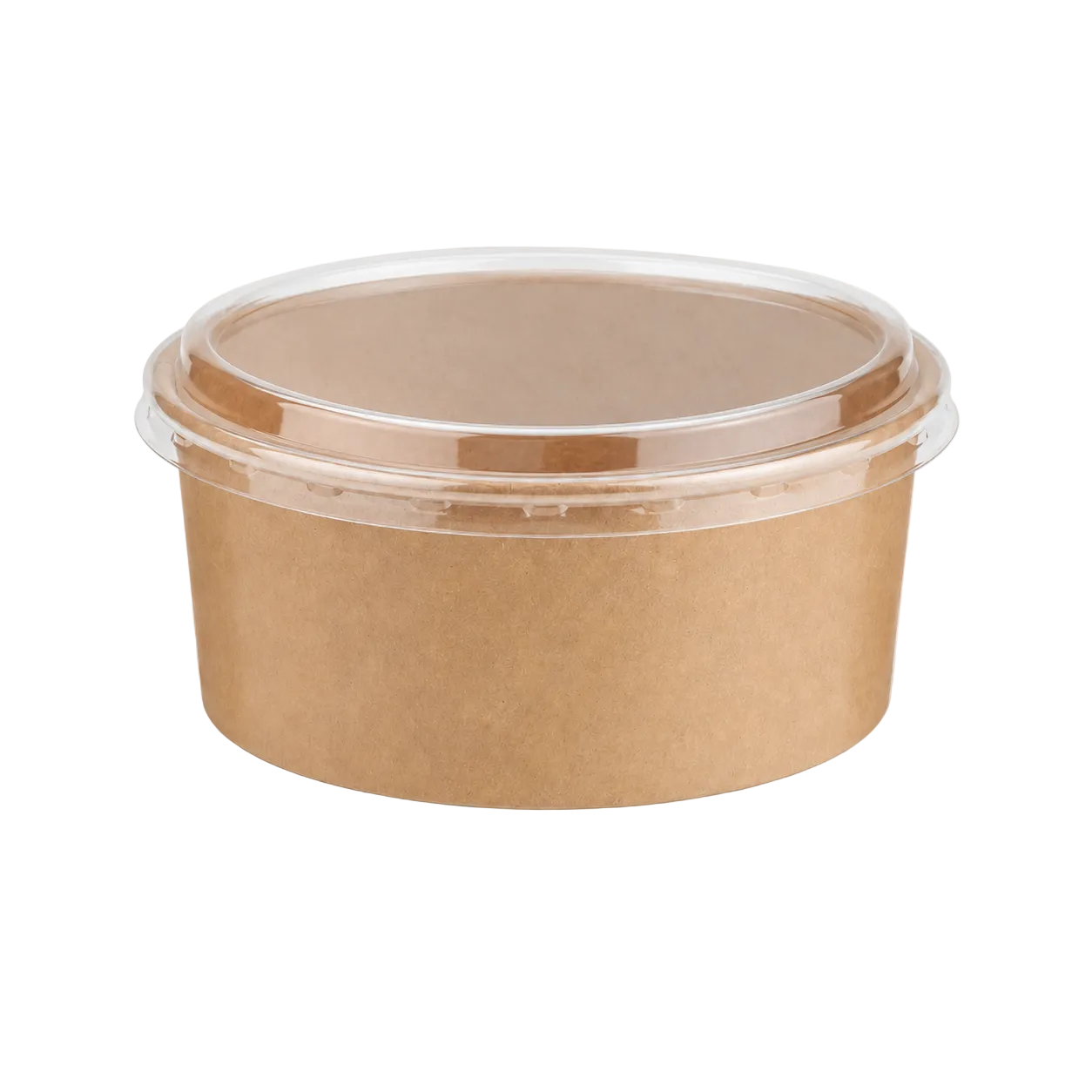 750ml Kraft Paper, Soup and Pasta Bowl,PET Lid