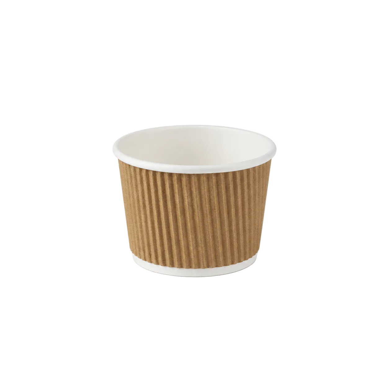 4 oz Kraft Ripple Cup