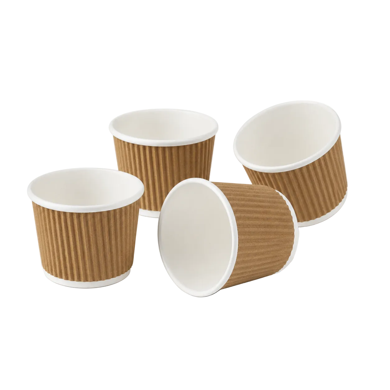 4 oz Kraft Ripple Cup