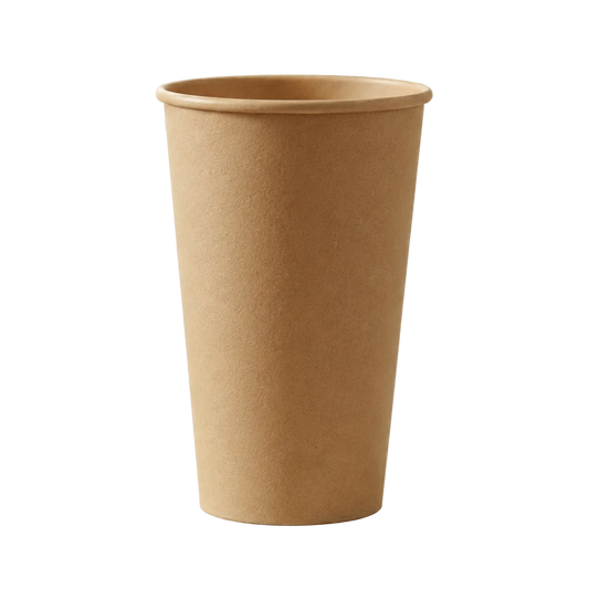 16 oz Kraft Single Wall Paper Cup