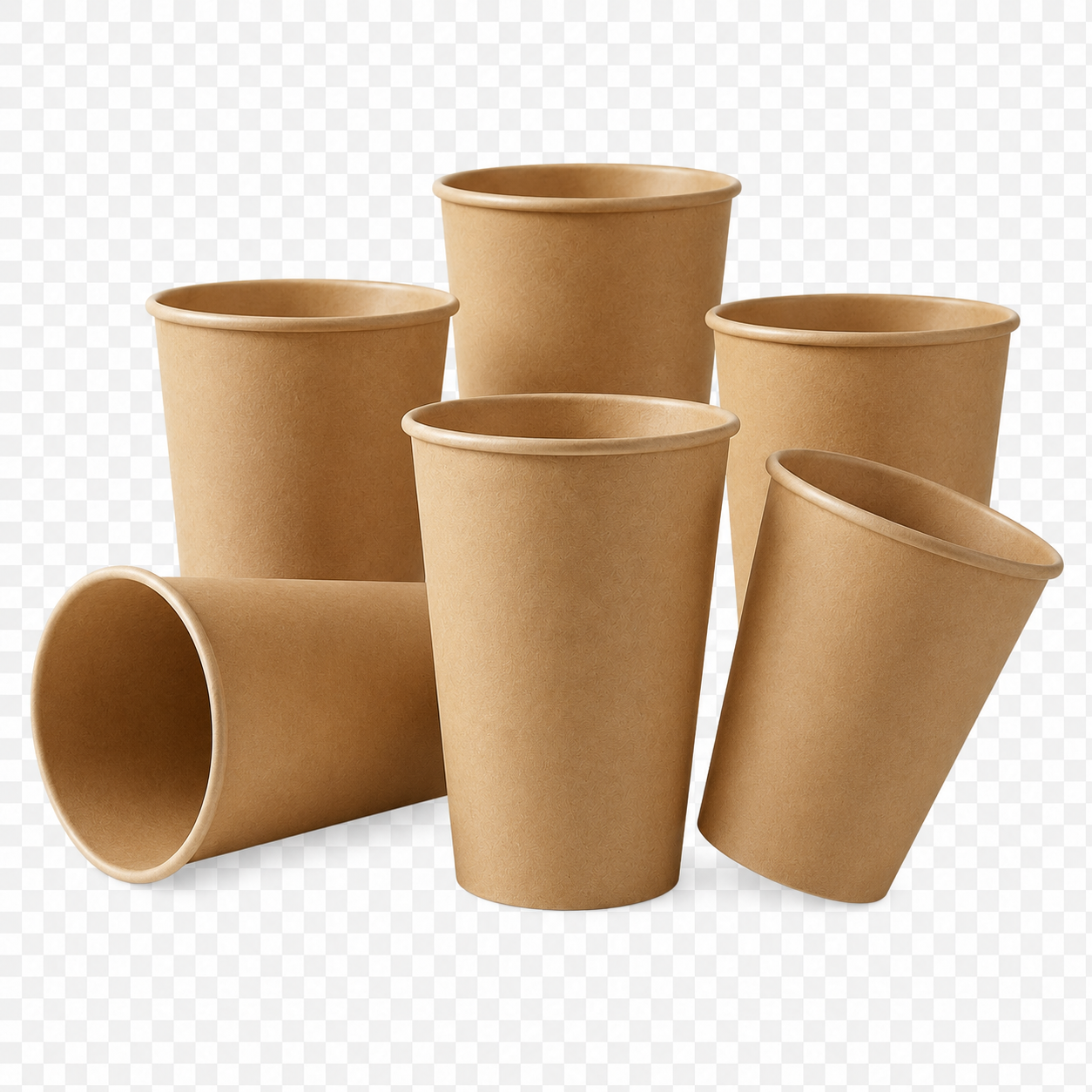 12 oz Kraft Single Wall Paper Cup