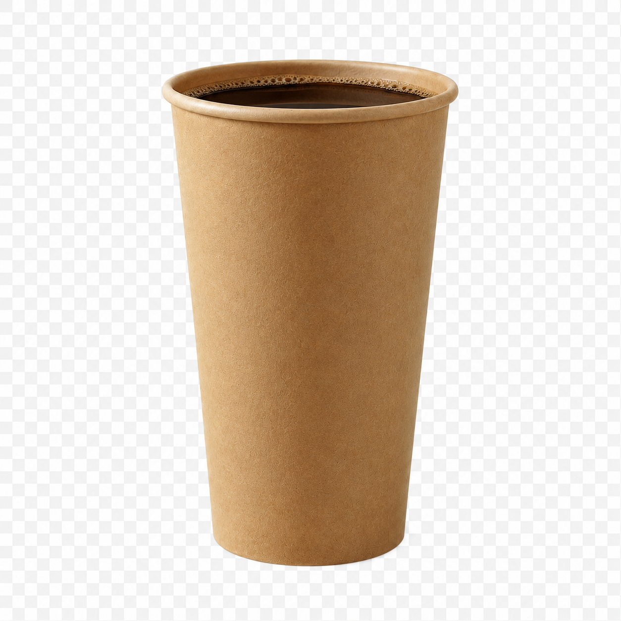 12 oz Kraft Single Wall Paper Cup
