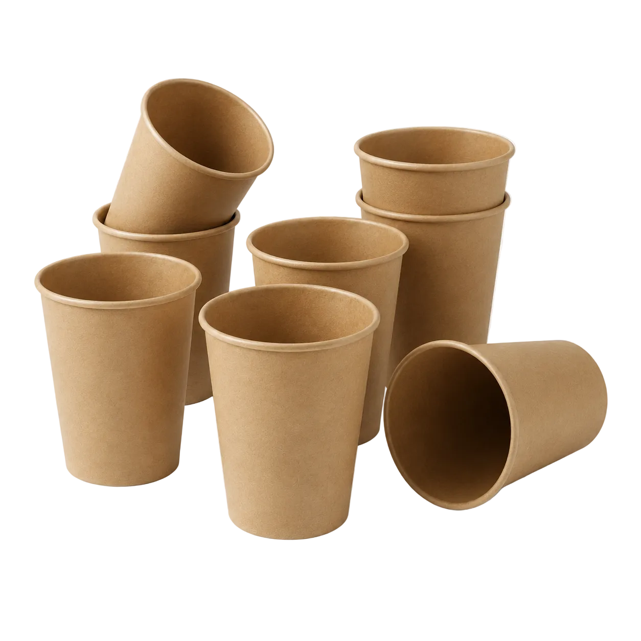 16 oz Kraft Single Wall Paper Cup