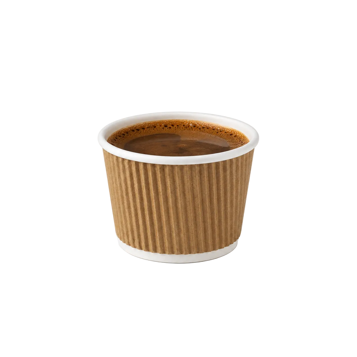 4 oz Kraft Ripple Cup