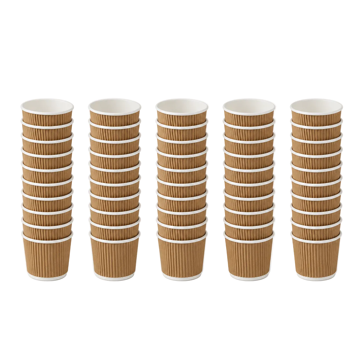 4 oz Kraft Ripple Cup
