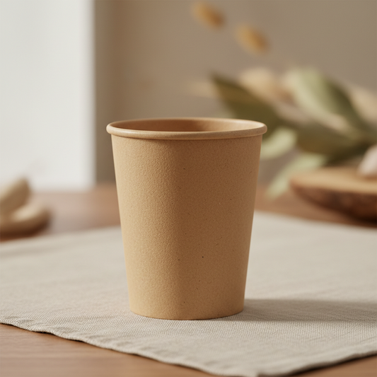 KRAFT SINGLE WALL PAPER CUPS 12 oz