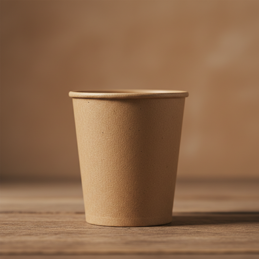 KRAFT SINGLE WALL PAPER CUPS 4 oz